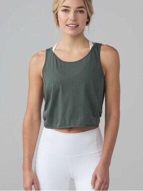Lulu It’s a Tie Cropped Tank Top